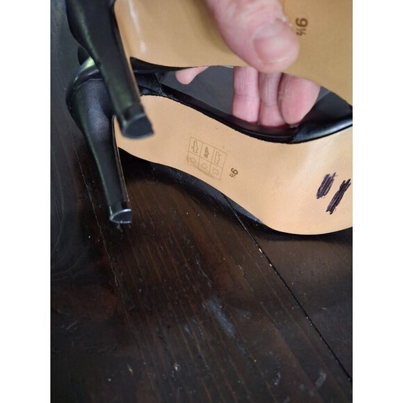 NWOB Dolce Vita Women's Odetta Black Leather Fashion Stiletto Shoes/Sz. 9.5 - Picture 8 of 11